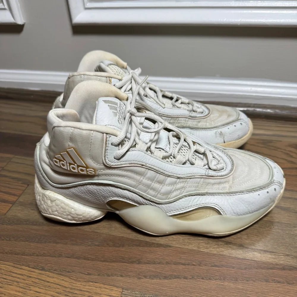 Adidas BYW Crazy 98 Basketball Shoes Mens 10 White G28390 Retro Boost Sneakers